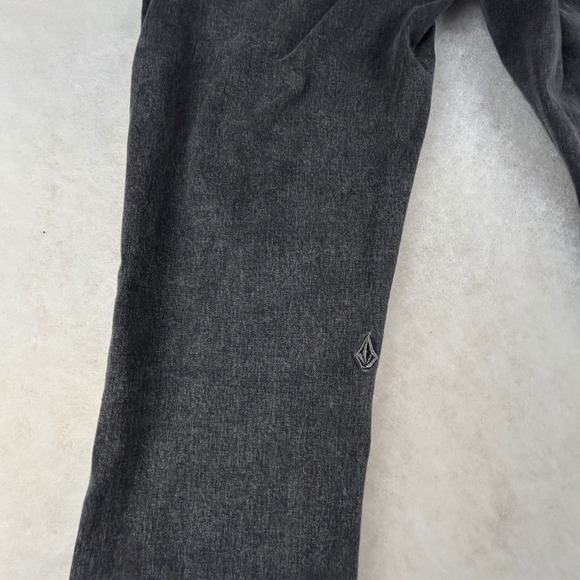 Volcom Frickin Slim Jogger Pants Mens Small Black 98% Cotton Stretch A12117C3 - Picture 7 of 14